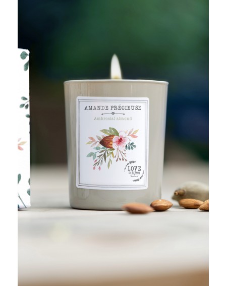 "Ambrosial almond" candle