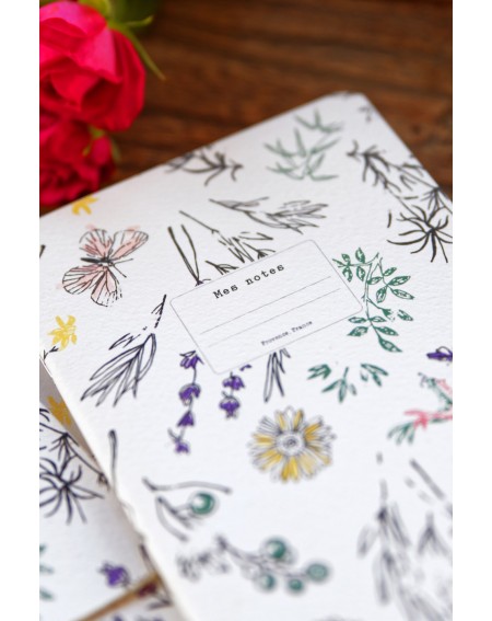 Small "Provençal garden' notebook