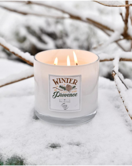 3 wick "Winter in Provence" scented candle