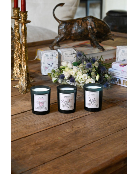 Trilogy of 3 candles "La Vie, l'Amour, La Bohème"