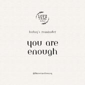 Today’s reminder ❤️ You are enough.

#quoteoftheday #penseedujour #penseepositive #citation #citations #youareenough #loveinstremy  #instacitation #citationoftheday #motivation #quotes #positivequote #instagood #positivemindset #sensdelavie #bonheur #croireensoi #believeinyourself #believeinyourdreams #femmeentrepreneure #entreprenariat #womeninspiringwomen